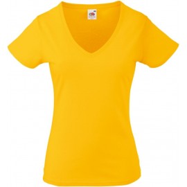 Fruit of the Loom | Lady-Fit Valueweight V-Neck T | Sunflower