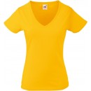 Fruit of the Loom | Lady-Fit Valueweight V-Neck T | Sunflower
