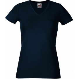 Fruit of the Loom | Lady-Fit V-Neck T | Deep Navy