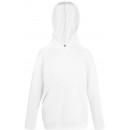 Fruit of the Loom | Kids Lightweight Hooded Sweat | White