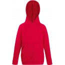 Fruit of the Loom | Kids Lightweight Hooded Sweat | Red
