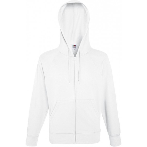 Fruit of the Loom | Lightweight Hooded Sweat Jacket | White