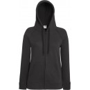 Fruit of the Loom | Lady-Fit LW Hooded Sweat Jacket | Light Graphite