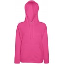 Fruit of the Loom | Lady-Fit Lightweight Hooded Sweat | Fuchsia