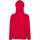 Fruit of the Loom | Lady-Fit Lightweight Hooded Sweat | Red