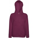 Fruit of the Loom | Lady-Fit Lightweight Hooded Sweat | Burgundy