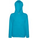 Fruit of the Loom | Lady-Fit Lightweight Hooded Sweat | Azure Blue
