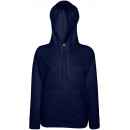 Fruit of the Loom | Lady-Fit Lightweight Hooded Sweat | Deep Navy