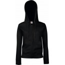 Fruit of the Loom | Premium Lady-Fit Hooded Sweat Jacket