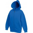 Fruit of the Loom | Classic Kids Hooded Sweat Jacket | Royal Blue