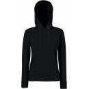Fruit of the Loom | Classic Lady-Fit Hooded Sweat | Black