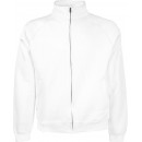 Fruit of the Loom | Classic Sweat Jacket | White