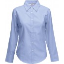 Fruit of the Loom | Lady-Fit Oxford Shirt LS | Oxford Blue