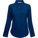 Fruit of the Loom | Lady-Fit Oxford Shirt LS | Navy