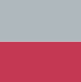 Light Grey Melange & Red